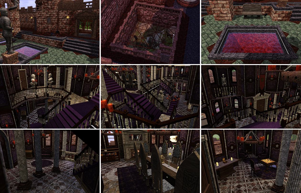 the sims 1 gothic objects